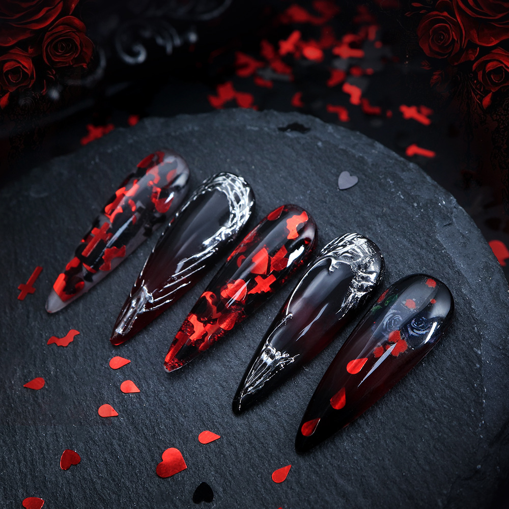 Halloween Nail Sequins 5g –Bat - Nail Art Vampire review and price