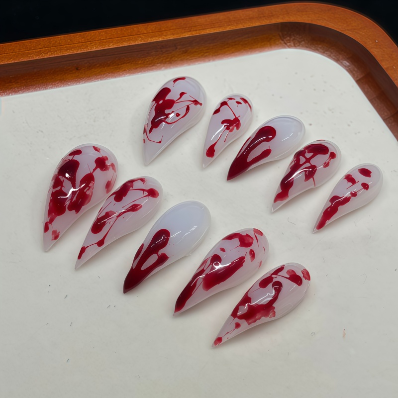 2026New 10PCS Handmade Stilett - Nail Art Vampire review and price