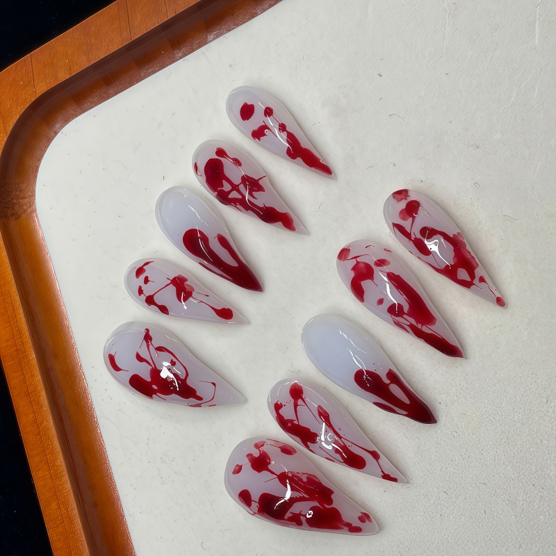 2026New 10PCS Handmade Stilett - Nail Art Vampire review and price